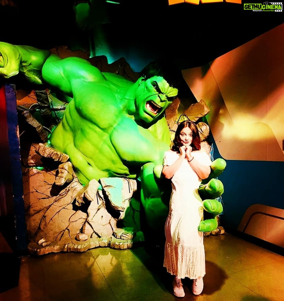 Neetu Chandra Instagram - Who will save me now ? 💛 Madame Tussauds Las Vegas