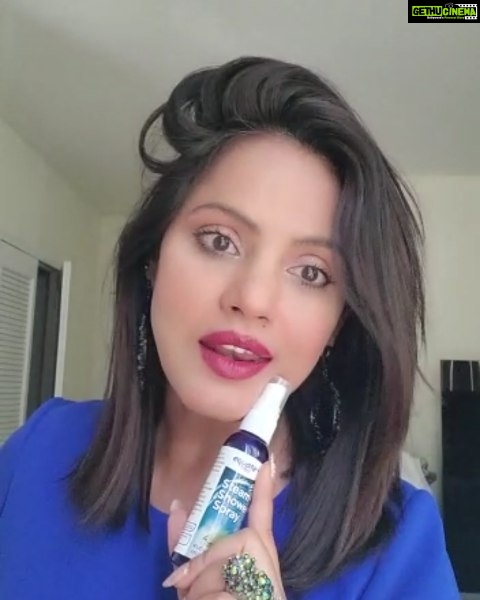 Neetu Chandra Instagram - In this pandemic, look what I found,an amazing product which literally turns any shower to a spa in seconds. Spray the GuruNanda Vapor eucalyptus oil spray on the wall while showering. Try it for yourself. Thank you @gurunanda_usa and #amazon for this awesome #steamShowerspray ❤🤗