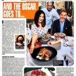 Neetu Chandra Instagram - In the #oscars vibes, #foodies take all the awards! #chennaitimes with @rashmiudaysingh @humigpeter @beverlywilshire #blvdprive 💛