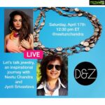 Neetu Chandra Instagram – “Let’s talk jewelry! Neetu Chandra goes live with the founder Dr. Jyoti Srivastava from #newyork but from an #indian family to discuss artisan, jewelry making, design  inspiration and the power of jewelry 9n Saturday, April 17th at 9:30pm  India time , 9am. Los Angeles time and 12.30pm New York time ❤🤗🥰. Join the conversation to learn more about Daisy and Zarafa and the inspirations Jyoti draws from life to create one-of-kind pieces.” ❤❤❤🙏