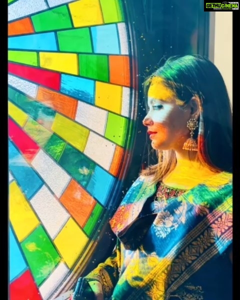 Neetu Chandra Instagram - Taking in all the colors of life as they come through me ❤ #om @fashionbyrohini