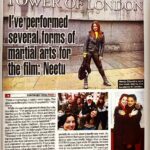 Neetu Chandra Instagram - #timesofindia ❤ #neverbackdown👊 4th part #sonypictures 🥰🙏 #actionmovie completed the shoot in #london🇬🇧 🥰