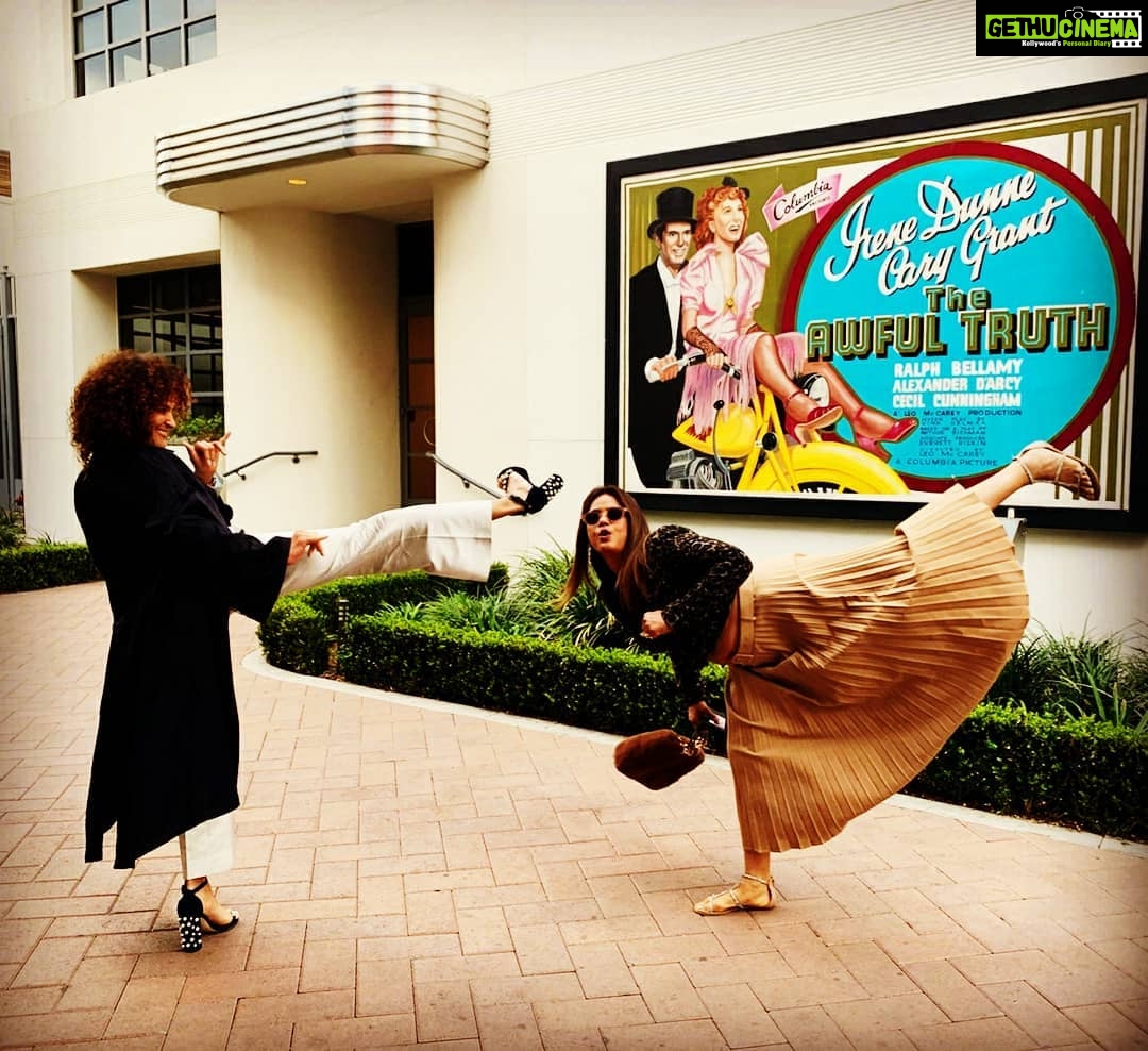 Neetu Chandra Instagram - When 2 female martial artists go out to watch the amazing authentic #badboys @willsmith and @martinlawrence produced by @jerrybruckheimer @overbrook loved @realjoeypants at #sonypictures itself then this is how we bond 😁 @leahsprmiami i Lovely meeting.. let's spaaar soon ❤🥰 GO WATCH #badboys ❤