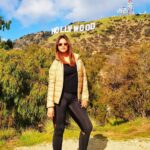 Neetu Chandra Instagram - Hiking #hollywoodsign 🥰 ❤ #Hollywood #losangeles ❤ with my buddy @amohin