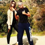 Neetu Chandra Instagram – Hiking #hollywoodsign 🥰 ❤ #Hollywood #losangeles ❤ with my buddy @amohin