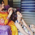Neetu Chandra Instagram - This is a feeling you can’t find anywhere else!! Miss you mom and your oil massages that took away all my worries in fraction of a second❤️❤️ #Throwback #Mom #Love
