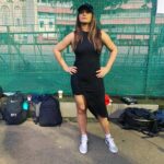 Neetu Chandra Instagram – 💋❤ #sporty Me today at the #basketball game with @nbaindia Can’t wait for 4th n 5th game in #india🇮🇳 ❤ So proud 🙏😁