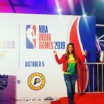Neetu Chandra Instagram – Yesterday at the @nbaindia game between @sacramentokings and @pacers I represented @patnapirates @prokabaddi 🤗😊 Had a great time! Thank you #Rajeshvshah Sir for this thoughtfulness! #kabaddi was felt on the #basketball court ❤🤗 What a great performance  and show put up by @nba Thank you for this experience to the #indian audience!! Much needed 🙏😊 @troy_justice #adamsilver #kiki @vivek You are an inspiration and we are so proud of you. Thank you🙏😊