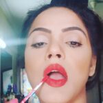 Neetu Chandra Instagram - I am trying this new #redlipstick What do you guys think ? #glamour #makeuplover ❤ what's the #brand ?? Tell Me ❤🥰😍 #Bollywood #india🇮🇳