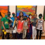 Neetu Chandra Instagram - I’ve been associated with the #CancerPatientsAidsAssociation for about 10 years now and every time I meet these kids my heart fills with joy and excitement❤️ Had an amazing time with all of them at the Art exhibition inaugration.