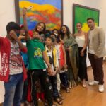 Neetu Chandra Instagram - I’ve been associated with the #CancerPatientsAidsAssociation for about 10 years now and every time I meet these kids my heart fills with joy and excitement❤️ Had an amazing time with all of them at the Art exhibition inaugration.