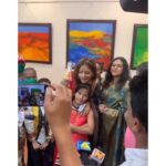 Neetu Chandra Instagram – I’ve been associated with the #CancerPatientsAidsAssociation for about 10 years now and every time I meet these kids my heart fills with joy and excitement❤️ Had an amazing time with all of them at the Art exhibition inaugration.