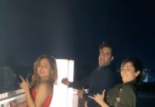 Neha Bhasin Instagram - Kacha Badam… @nehabhasin4u @rajivadatia the only kacha dancer here was @rajivadatia after 20 takes… 😂 @umarriazz91 we missed you in the miss one! #rashamidesai #rajivadatia #umarriaz #nehabhasin #umrash #umrashjiv #rashjiv #kachabadam #reelkarofeelkaro #reels #trending #umrashjivha #rythamicrashami💃🏻 Juhu, Mumbai