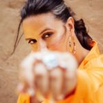 Neha Dhupia Instagram - 🍊 is the new 🖤 … muah @florianhurel assisted by @bhaktilakhani styled by @damini_styles assisted by @hemachoudharyy 📸 @kapilcharaniya #ootd @zara @outhousejewellery for the love of #Athursday