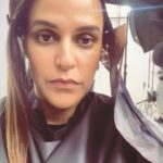 Neha Dhupia Instagram - Poori look baad main dikhayenge 💜🤩😆… #trending #reels #challenge …. #feelitreelit #feelkaroreelkaro