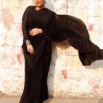 Neha Dhupia Instagram - 🖤 … me on Monday thinking about #athursday 🤩 … muah @florianhurel @bhaktilakhani #ootd Outfit - @faabiianaoffical @vandafashionagency Jewellery - @neetaboochrajewellery @ascend.rohank Styled by - @twofoldstyles 📸 @kapilcharaniya