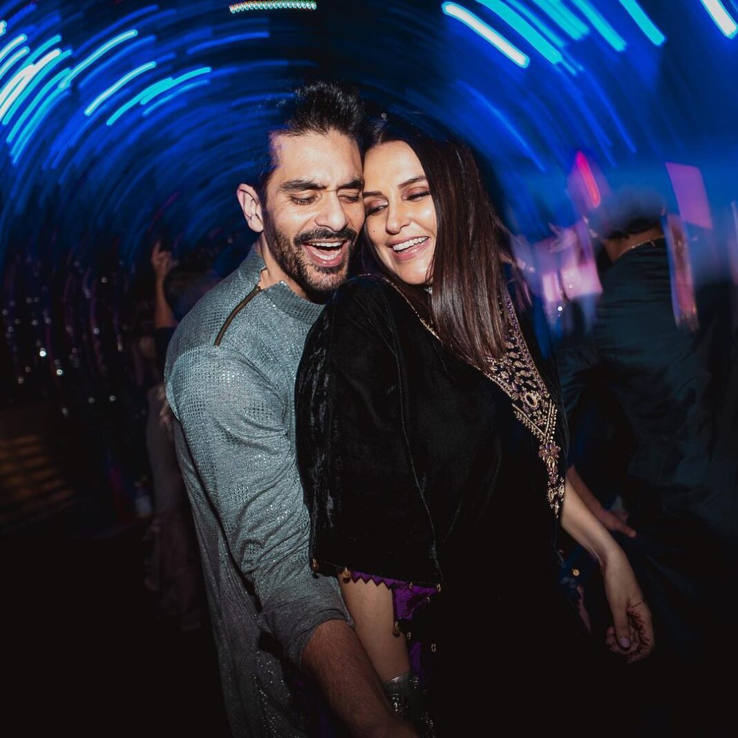 Neha Dhupia Instagram - #happybirthday my sprinter 🏃‍♂️ , my sushi lover 🍣 and my sexy sulker 😜😍 … with you is where my heart lies ❤️ @angadbedi 📸 @storiesbyjosephradhik