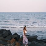 Niharika Konidela Instagram - An ocean breeze puts the mind at ease 🌊💙