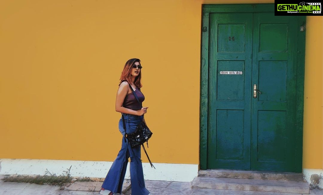 Niharika Konidela Instagram - I’m standing here outside your door, Joseph. #pondicherry #frenchcolony