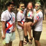 Niharika Konidela Instagram - And these are the people that add colour to MY life.. HOLI ‘21💙💚💛🧡❤️💜