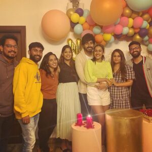 Niharika Konidela Instagram - Happy wala birthday! 
2020. 
Right to left-
Brother. Husband. Sister. My lifelines. New cool friends.