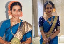 Niharika Konidela Instagram - మా అమ్మ నిశ్చితార్థం చీర. 32 years old. 🥰