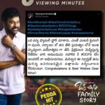 Niharika Konidela Instagram - WE ARE ON CLOUD 9!!! 🤩🤩🥳 Thank you so much for the kind words and wishes daddy! 🥲 We are supremely happy that #OCFS is liked by OUR MEGASTAR! ❤️ And ALSO, 60 million viewing minutes!!!!! Thank you to each and everyone for this immense love and acceptance for maa #okachinnafamilystory