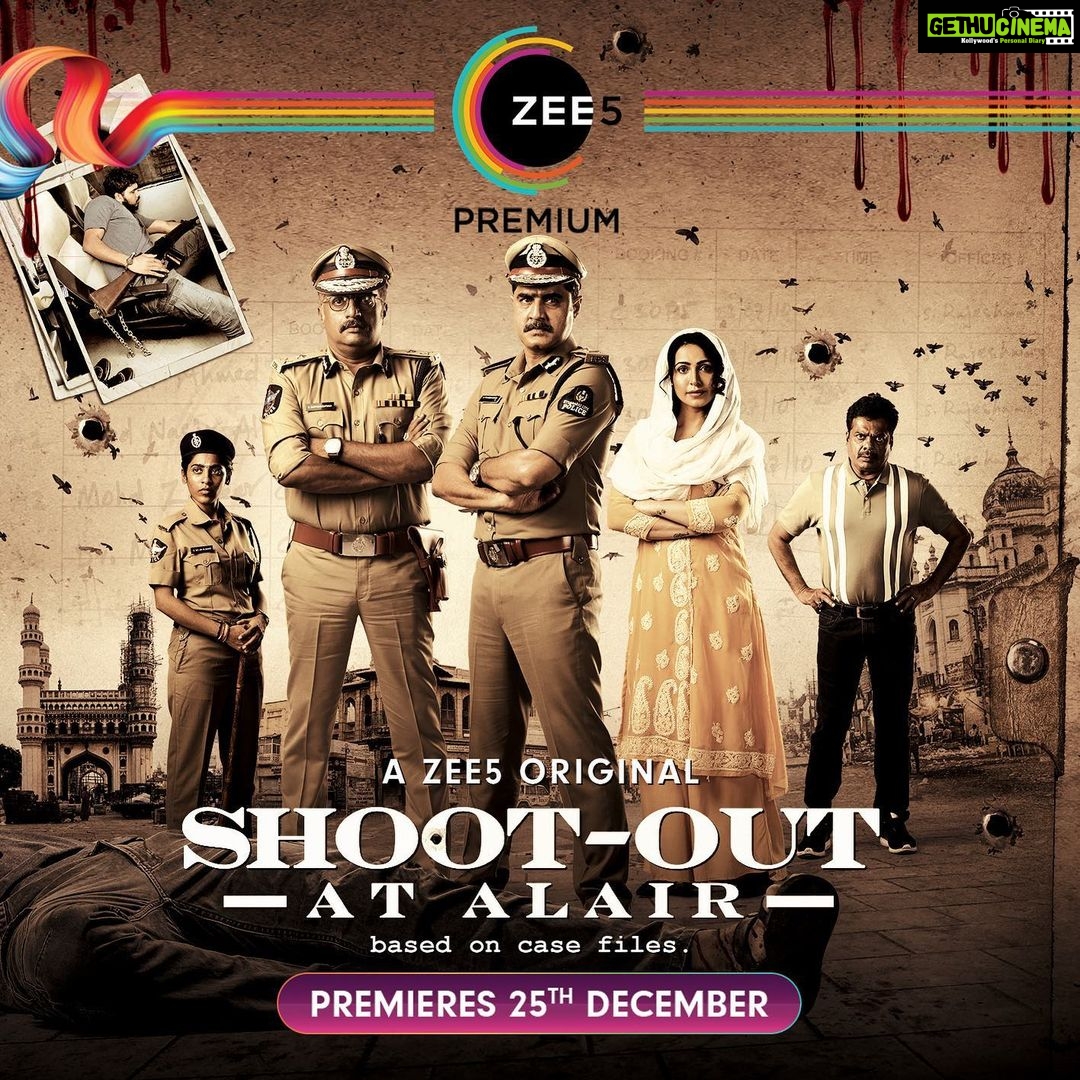 Niharika Konidela Instagram - Here it is!!! Crime That Makes Law Insignificant Will Never Be Forgotten. #ShootoutAtAlair An Intriguing Crime Thriller Based On Case Files! #ComingSoon on #ZEE5 @ZEE5Telugu @ZEE5Premium @goldboxent @anandranga @anilbandari73 @brahma_kadali @sushmitakonidela @vish.laggishetty @potla.saranya @anilandbhanu