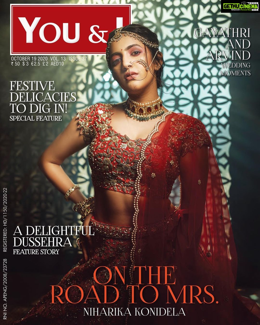 Niharika Konidela Instagram - ❗️ For @youandimag In conversation and styled by @officialanahita Outfits: @AshwiniReddyofficial and @varunchakkilam Jewellery: @mangatrai_panjagutta Makeup and hair: @sandysartistry Photo: @ShreyansDungarwal video: @thariqhussain and @adrin_sequeira