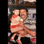 Niharika Konidela Instagram - Happiest birthday MEGASTAR⭐️🙏🏼 Love you daddy🧡 #hbdmegastarchiranjeevi