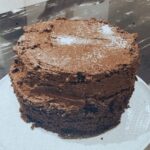 Niharika Konidela Instagram - Chocolate cake..😍 I had buttercream just enough for the first layer. 🙈