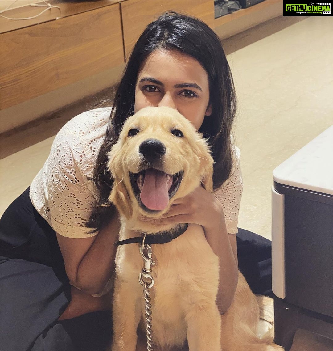 Niharika Konidela Instagram - Self quarantined with Mr. Oliver ❤️ #4monthold