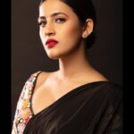 Niharika Konidela Instagram - 𝔹𝕝𝕒𝕔𝕜 𝕚𝕤 𝕖𝕧𝕖𝕣𝕪𝕥𝕙𝕚𝕟𝕘 . Outfit- @mishruofficial Styled by- @ashwin_ash1 @hassankhan_3 HMU- @ronan_mili Clicked by- @shareefnandyala