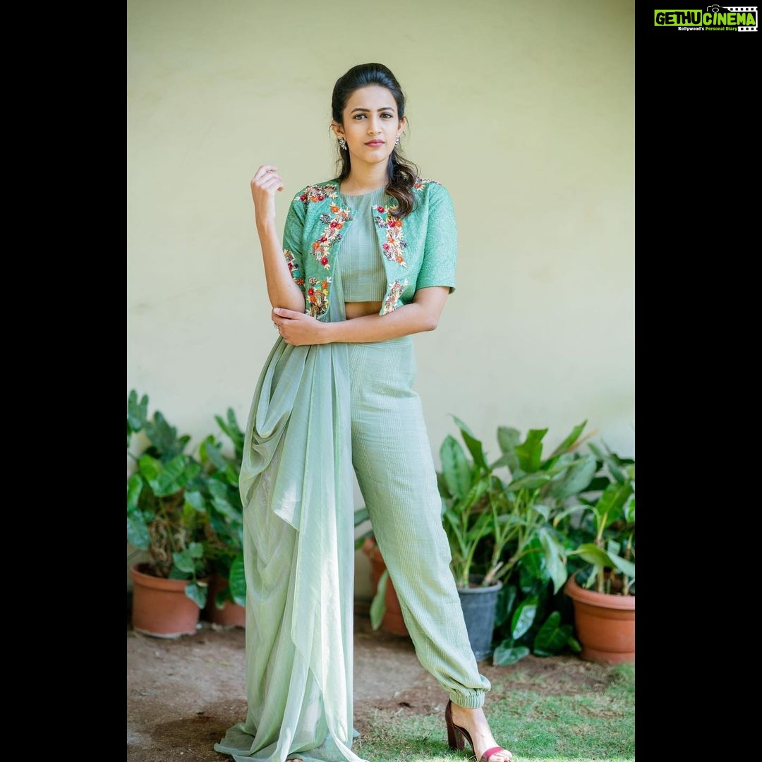 Niharika Konidela Instagram - The grass is definitely greener on the other side!🍃 . Styled by- @ashwin_ash1 Outfit - @bythethread_official Jewelry- @lovisajewellery Footwear- @stevemaddenindia Clicked by- @sumanthtittu Assisted by - @vid_vidya