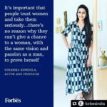 Niharika Konidela Instagram - 😃😁 #Repost @forbesindia with @make_repost ・・・ Having a godfather in the industry might not necessarily make things easy for women: Actor-producer @niharikakonidela, daughter of (actor-producer) Nagendra Babu and niece of Telugu superstar Chiranjeevi, shares her experience | Story by @divyajshekhar