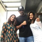 Niharika Konidela Instagram - Celebrating rakshabandhan with the people who always have my back! And the only people who I’d love to become a comedy piece for.. @varunkonidela7 and @sushmitakonidela 😘🤗 Hate that my baapuji @alwaysramcharan is missing 😖 Also missing my videsi thammudu @the__manchala!