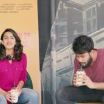 Niharika Konidela Instagram - We tried it and loved it! THE WHISPER CHALLENGE! #suryakantham #march29th @pranithbramandapally @actorrahulvijay @nirvanacinemas