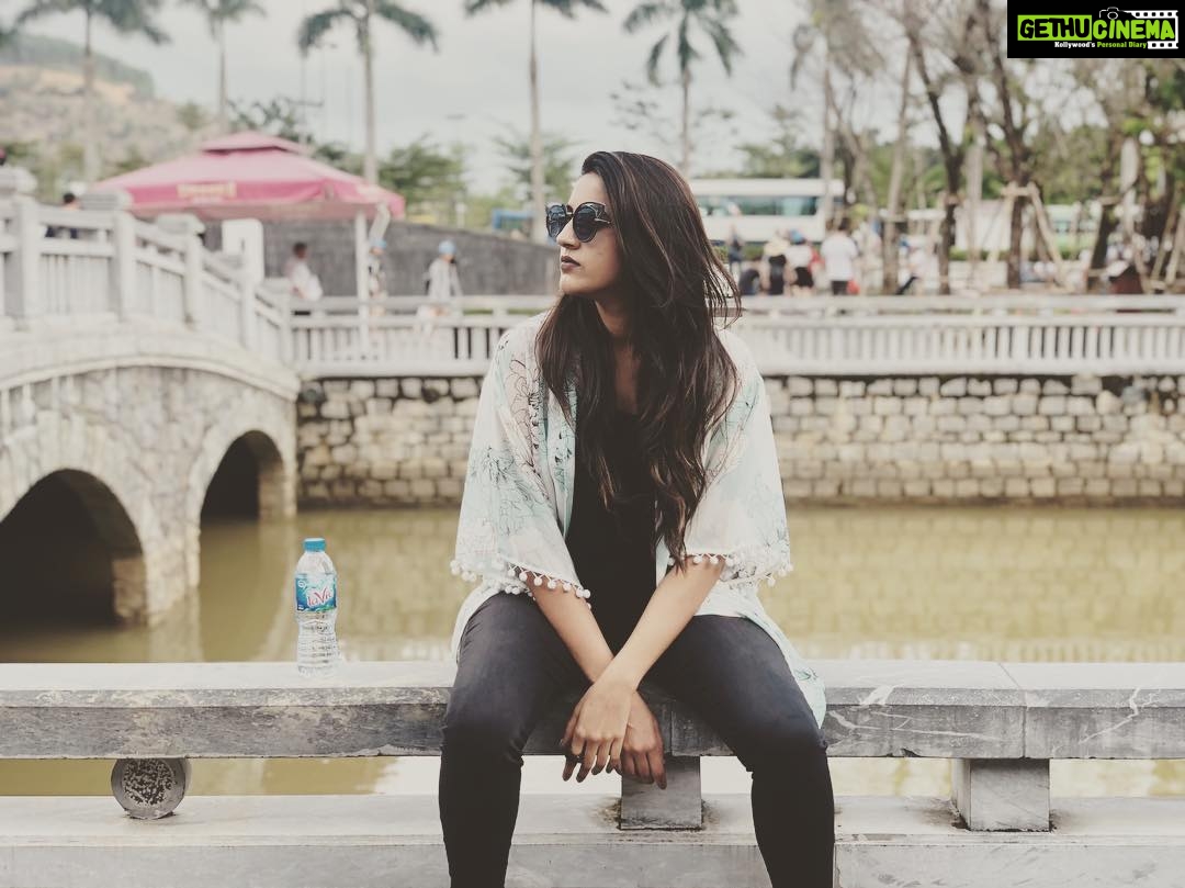 Niharika Konidela Instagram - L҉O҉O҉K҉ A҉W҉A҉Y҉✨ #vietnam #danang Bà Nà Hills