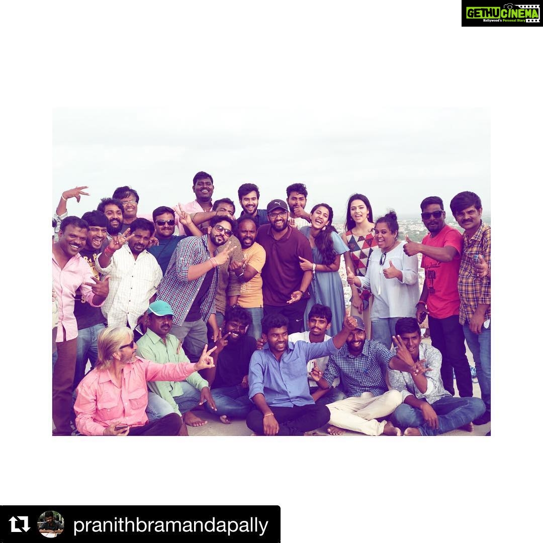 Niharika Konidela Instagram - My next:) Wrapped the second schedule in Rajasthan! @nirvanacinemas #Repost @pranithbramandapally with @get_repost ・・・ 1..2..3.....Yayyyyyyy 👻