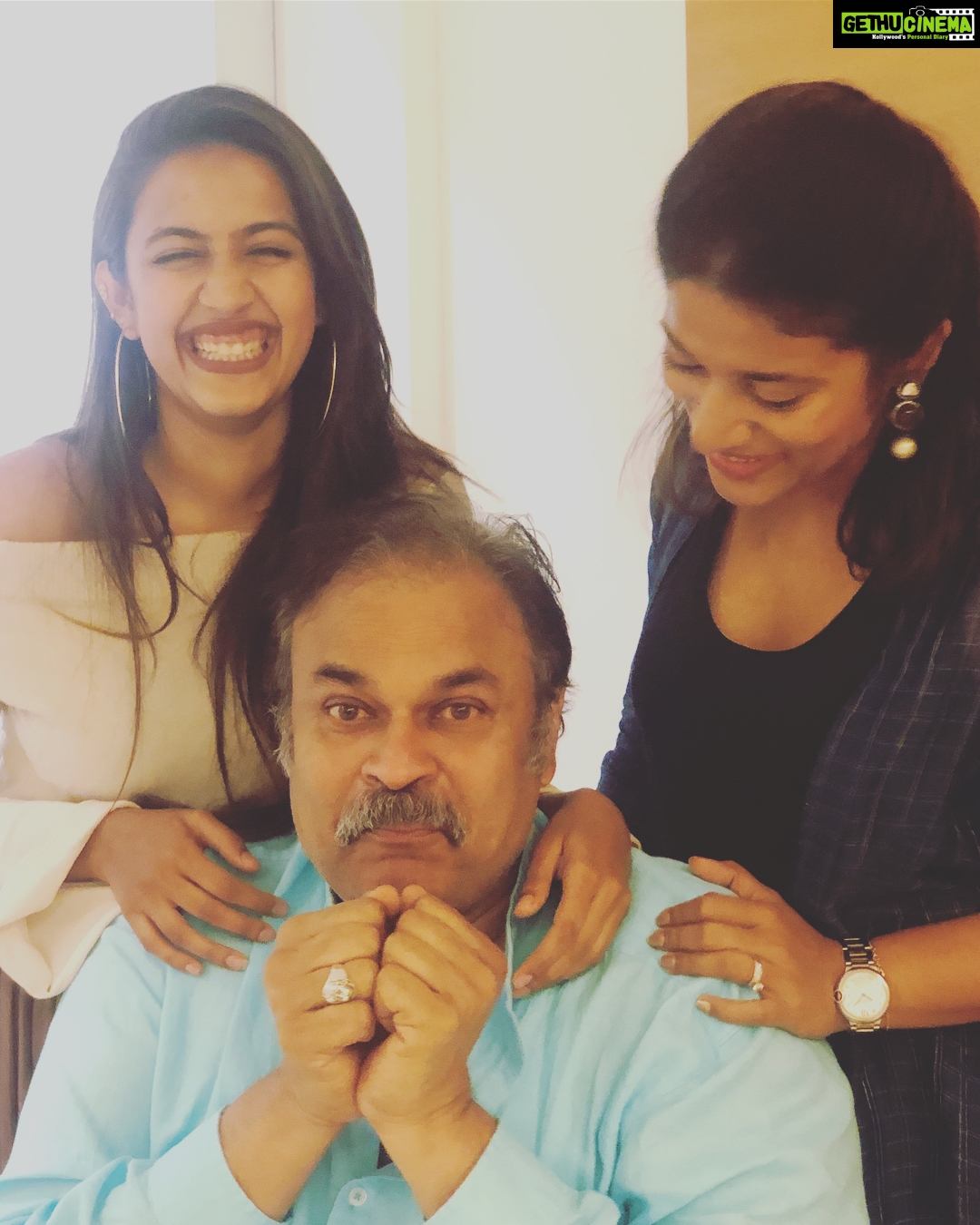 Niharika Konidela Instagram - Happiest Birthday Daduuuuuu!! My biggest supporter. My 10year old kid. My Mr. Know it all. My comic tonic. My ‘I won’t smile for pictures’. My angry bird. My most favourite person! Thank you for everything! 😘😘😘 Love you to the moon and back! ❤️