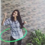 Niharika Konidela Instagram - Hula hooping! My childhood favorite! What is yours? 😁😛