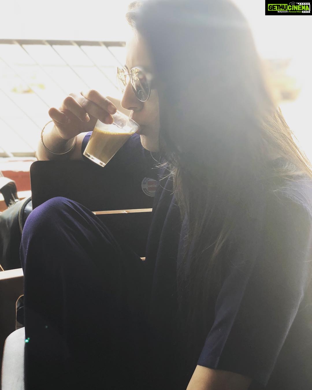 Niharika Konidela Instagram - ...Chai! 💛