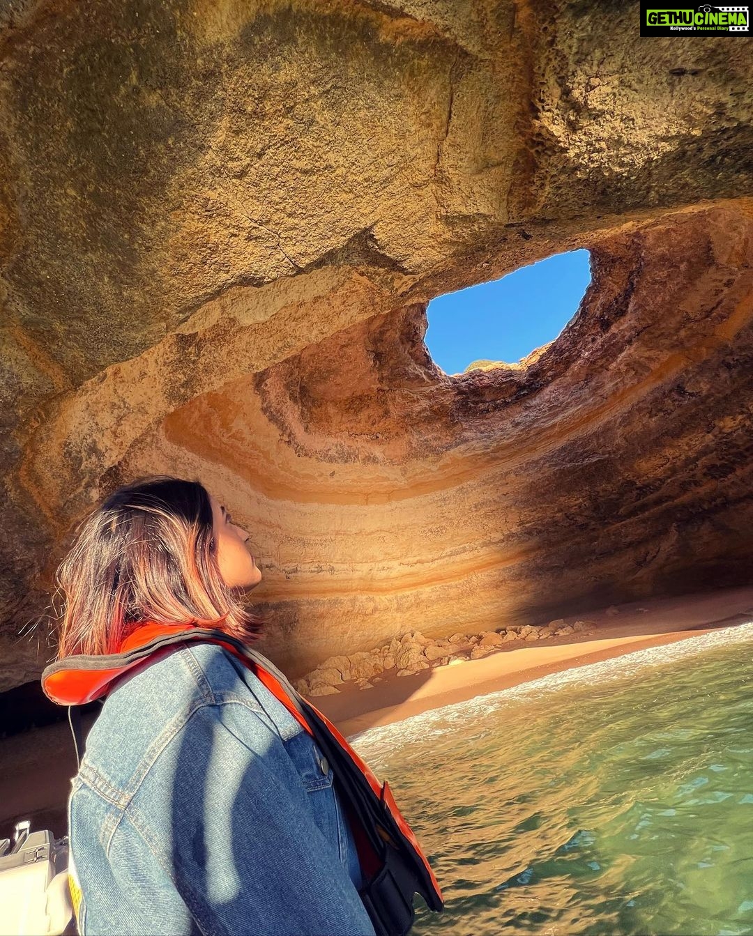 Niharika Konidela Instagram - A little bit of water, A little bit of sky, A whole lot of beauty! 💙 Benagil Caves