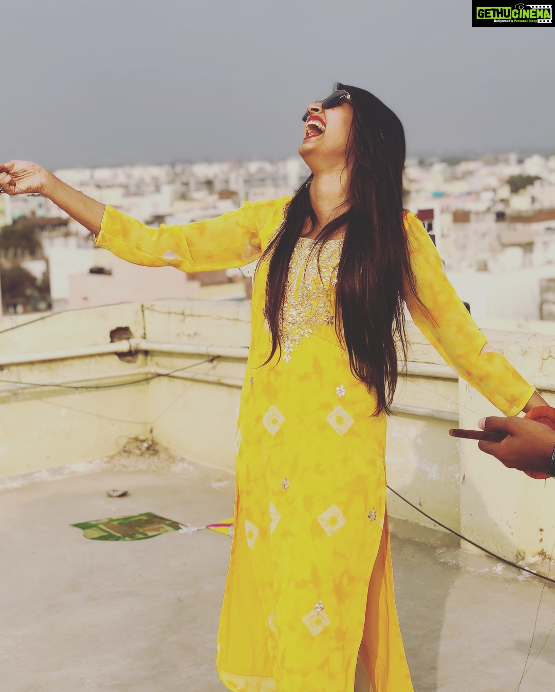 Niharika Konidela Instagram - Who all screamed Kaaaaaaaatt while flying kites today? 😉😃 #sankranthi