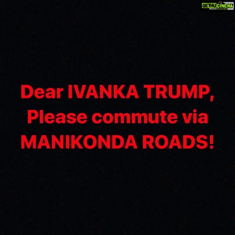 Niharika Konidela Instagram - Since itβs the only way the govt. will do something about it! ππ½ Please be free to edit your locality name and post it! #hopelessness #ripcarsuspensions #riplowerbacks