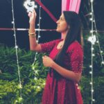 Niharika Konidela Instagram - No, it’s not Diwali! Just another day at shoot! Fairy lights 💫 #happywedding