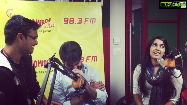 Niharika Konidela Instagram - Radio mirchi Vizag! Super fun! #Shaurya #radiomirchi