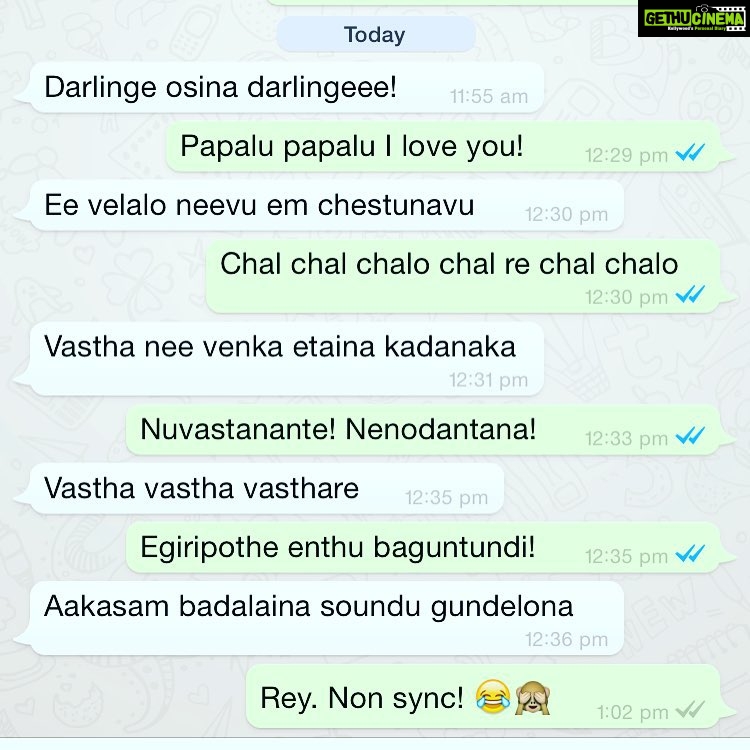 Niharika Konidela Instagram - My crazy sammy 😂. we be texting songs! #madness
