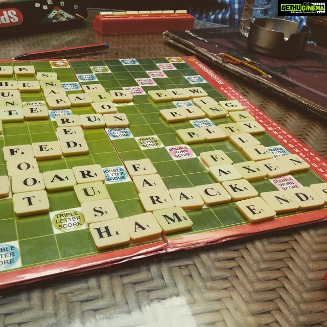 Niharika Konidela Instagram - Scrabble! :D #family