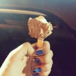 Niharika Konidela Instagram - am i the only one who threw a half eaten magnum? #stupid #moodoff